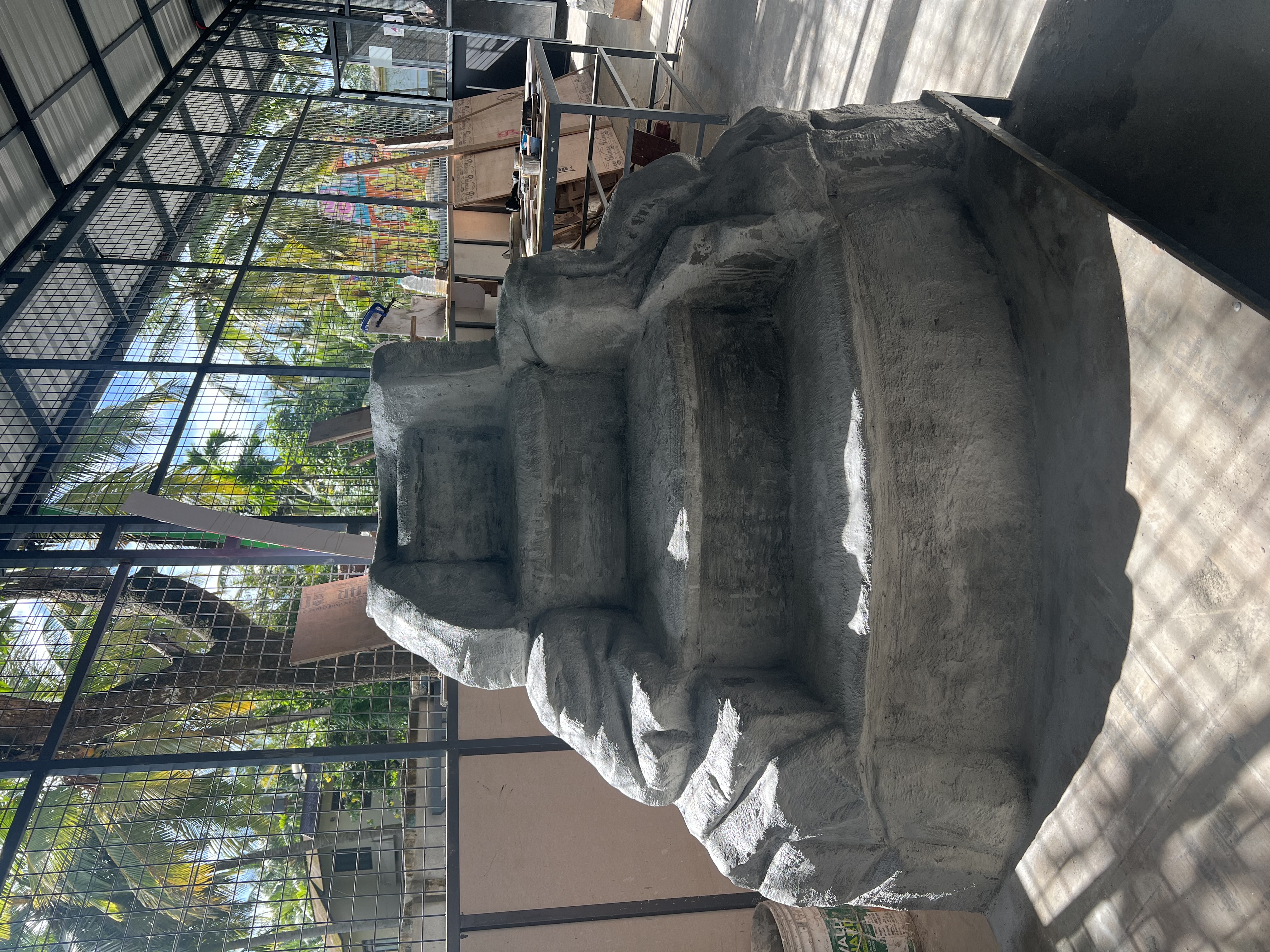 Processing of artificial water fountain